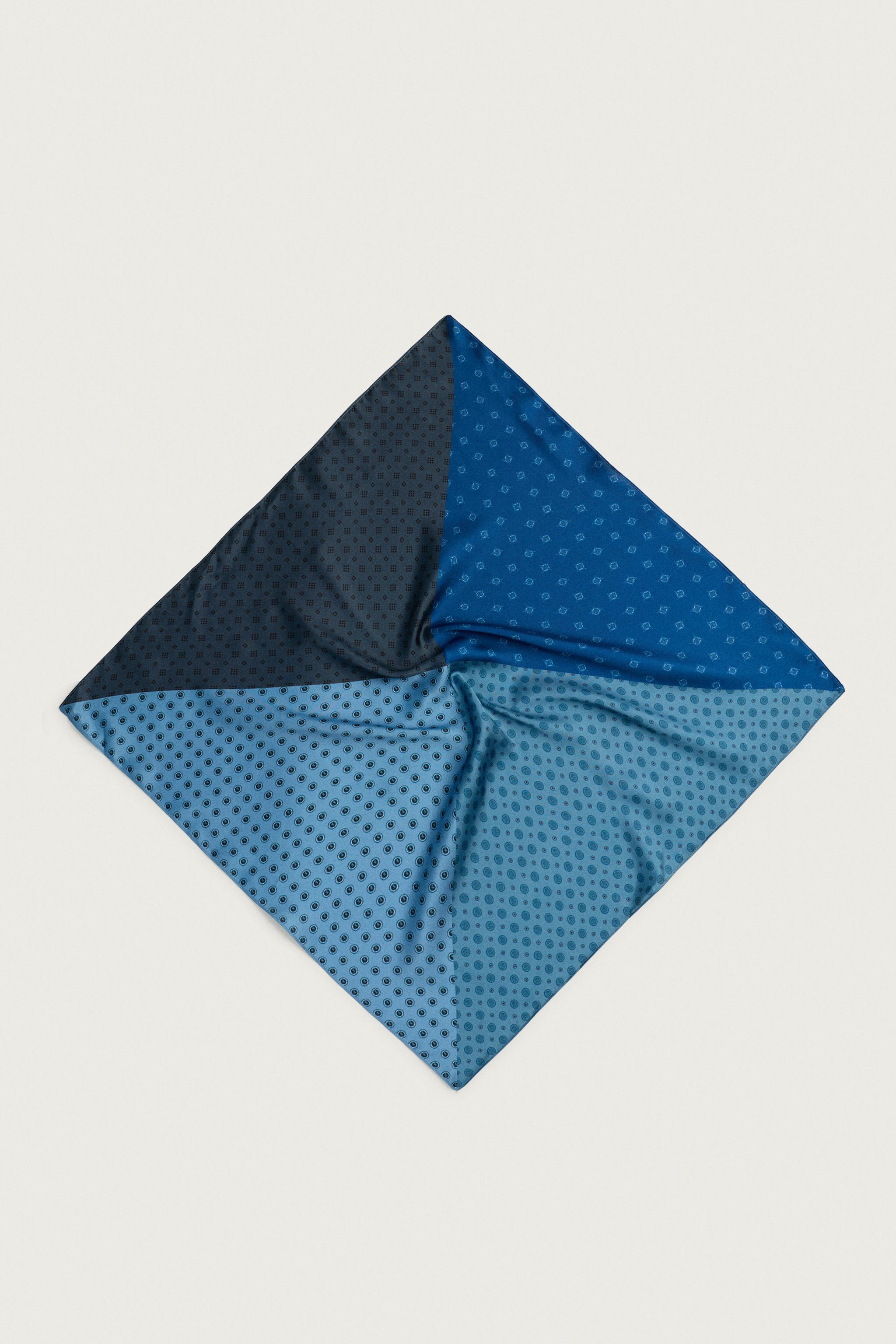 BANDANA SATINÉ IMPRIMÉ PATCHWORK